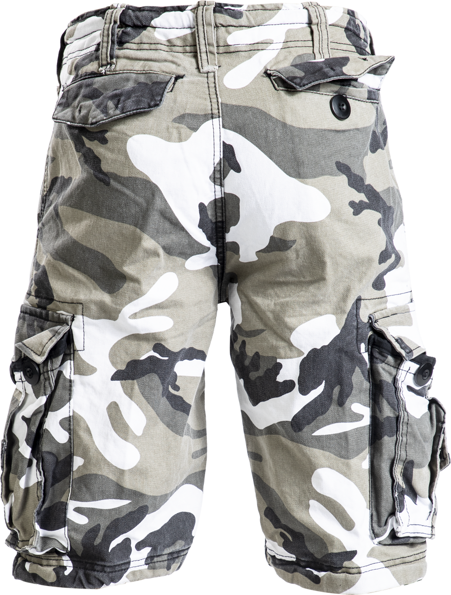 Short  de Brandit - Bermuda Vintage - S à 3XL - pour Homme - camouflage neige - Brandit - View 2