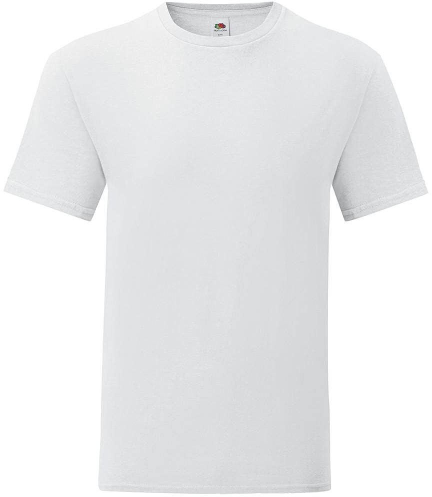 T-Shirt Manches courtes  de Fruit Of The Loom - Iconic T - S à 5XL - pour Homme - blanc - Fruit Of The Loom