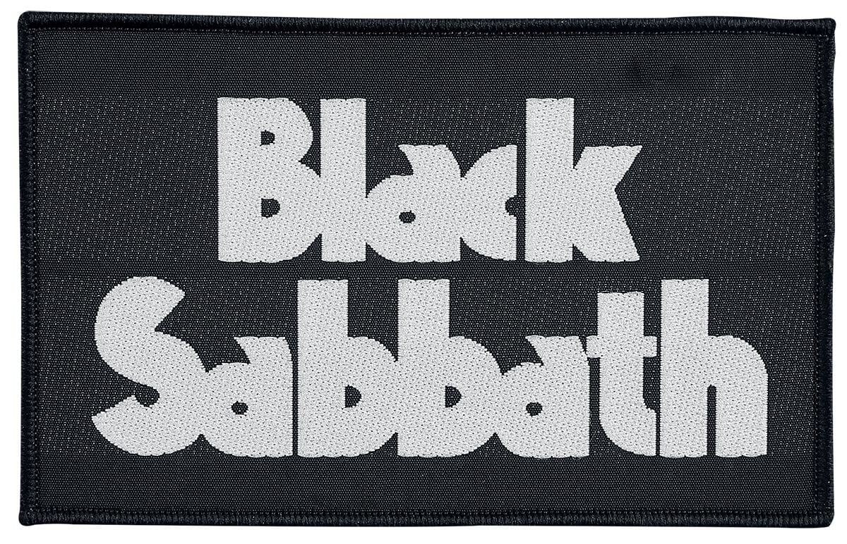 Patch  de Black Sabbath - Black Sabbath Logo - pour Unisexe - noir/blanc - Black Sabbath