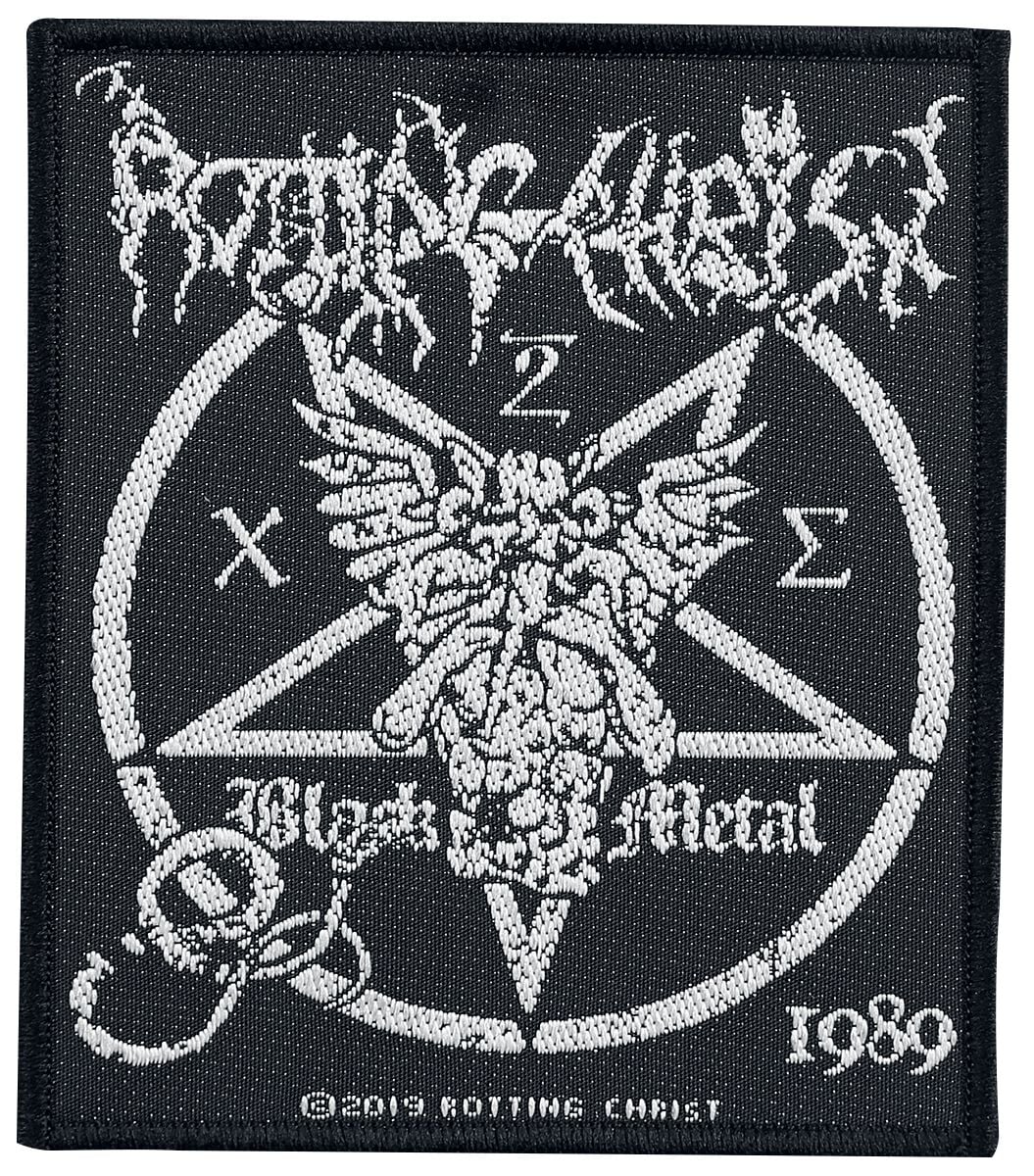 Patch  de Rotting Christ - Black Metal - pour Indifférent - noir/blanc - Rotting Christ