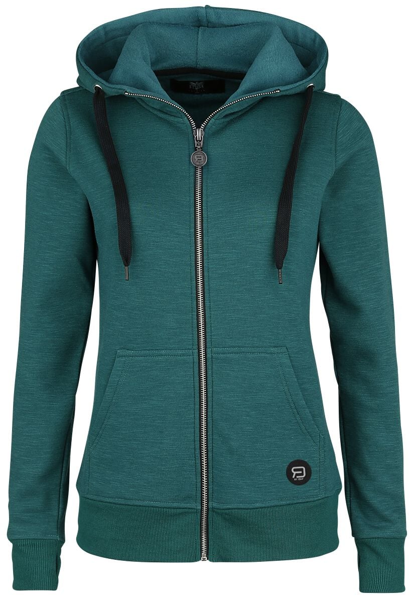 Sweat-shirt zippé à capuche  de RED by EMP - Freaking Out Loud - S à L - pour Femme - vert - RED by EMP