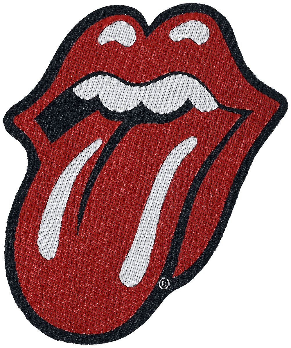 Patch  de The Rolling Stones - Tongue Cut Out - pour Unisexe - rouge/noir/blanc - The Rolling Stones
