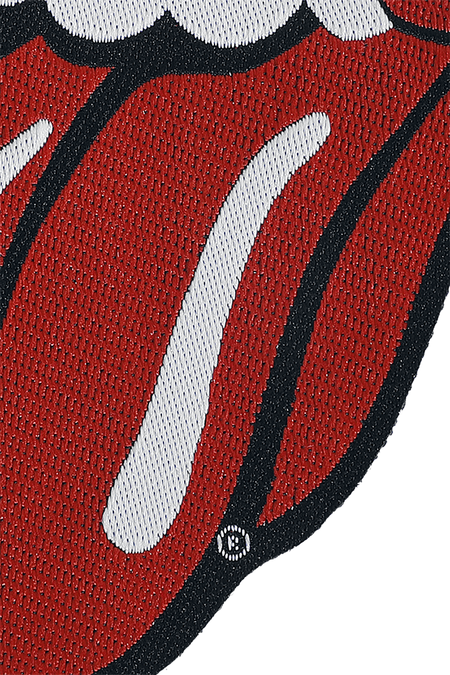 Patch  de The Rolling Stones - Tongue Cut Out - pour Unisexe - rouge/noir/blanc - The Rolling Stones - View 2
