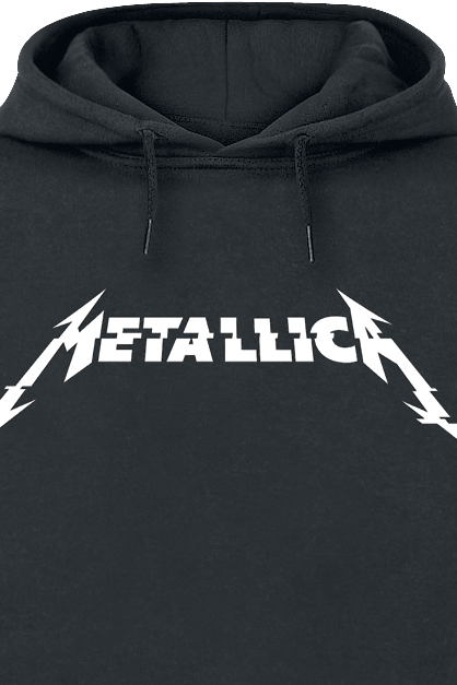 Sweat-shirt à capuche  de Metallica - Glitch Logo - S à XXL - pour Homme - noir - metallica - View 2