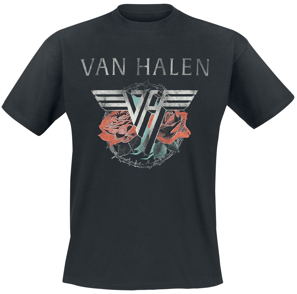 T-Shirt Manches courtes  de Van Halen - Tour 1984 - S à 3XL - pour Homme - noir - Van Halen