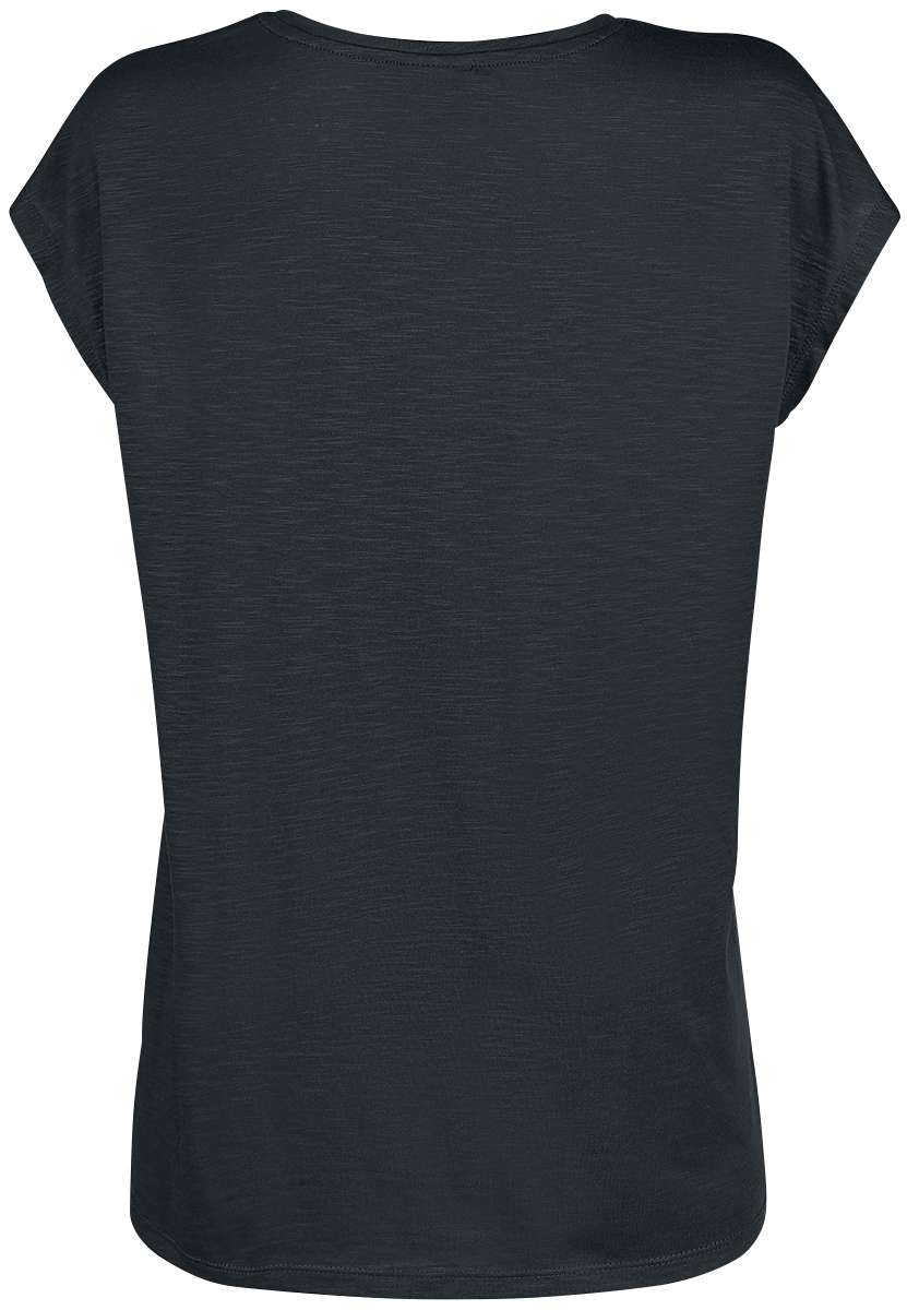 T-Shirt Manches courtes  de Noisy May - Haut Ample & Long Mathilde - XS à XL - pour Femme - noir - Noisy May - View 2