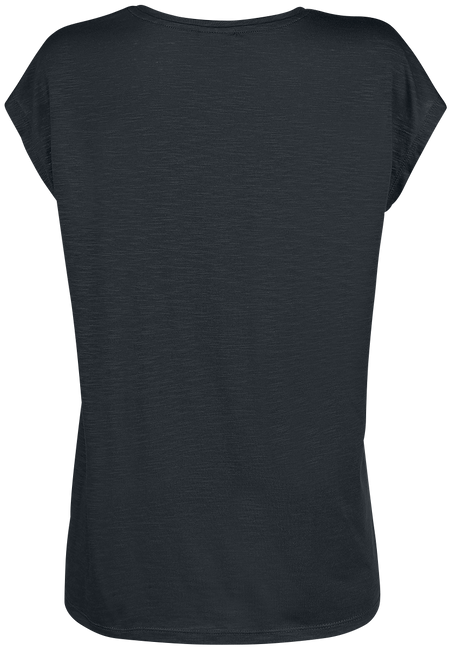 T-Shirt Manches courtes  de Noisy May - Haut Ample & Long Mathilde - XS à XL - pour Femme - noir - Noisy May - View 2