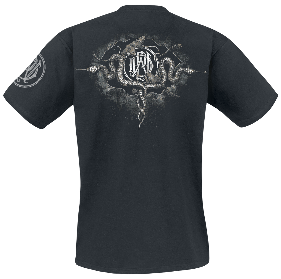 T-Shirt Manches courtes  de Parkway Drive - Crushed Skull - S à 4XL - pour Homme - noir - Parkway Drive - View 2