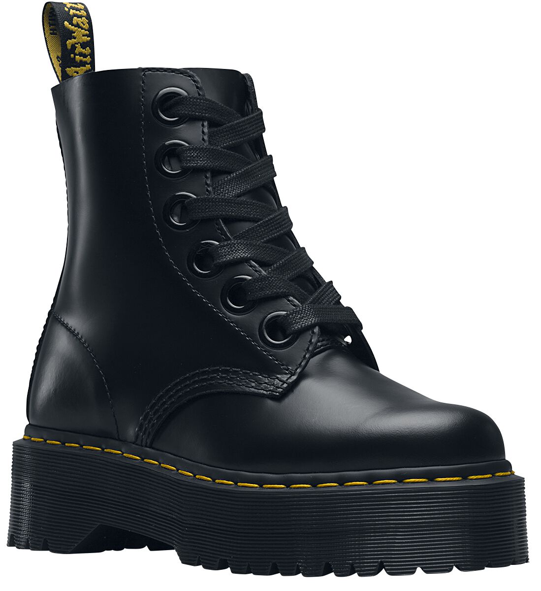 Bottes Rockabilly de Dr. Martens - Molly Buttero - EU36 à EU43 - pour Femme - noir - Dr. Martens