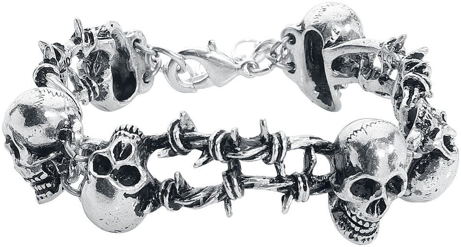 Bracelet Gothic de Alchemy Gothic - No Man's Land - pour Homme - couleur argent - Alchemy Gothic