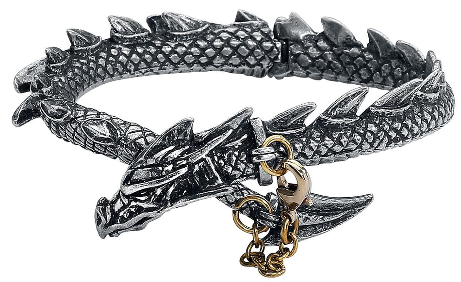 Bracelet Gothic de Alchemy Gothic - Dragons Lure - pour Homme - couleur argent - Alchemy Gothic