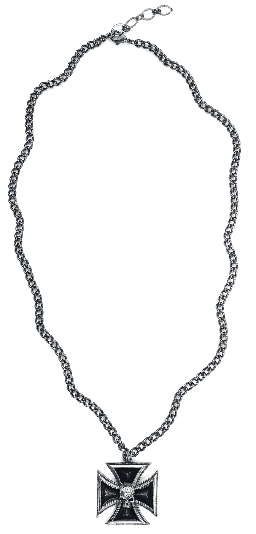 Collier Gothic de Alchemy Gothic - Croix Chevalier Noir - pour Unisexe - Standard - Alchemy Gothic - View 2