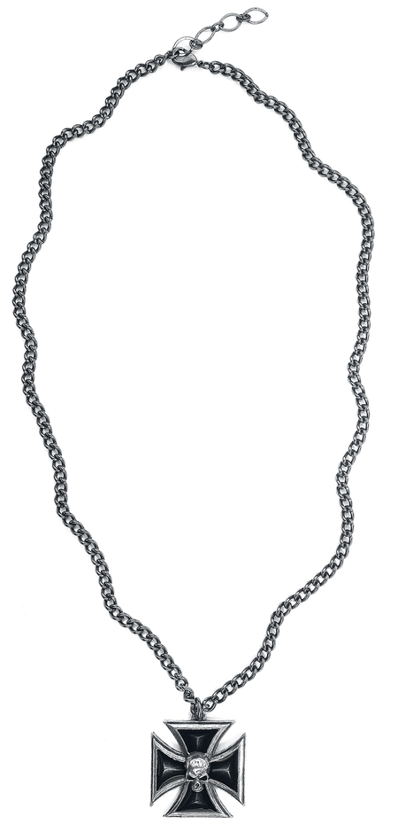 Collier Gothic de Alchemy Gothic - Croix Chevalier Noir - pour Unisexe - Standard - Alchemy Gothic - View 2