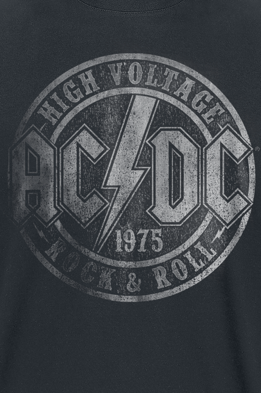 T-Shirt Manches courtes  de AC/DC - High Voltage 1975 - S à 5XL - pour Unisexe - noir - AC/DC - View 2