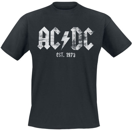 T-Shirt Manches courtes  de AC/DC - Est, 1973 - S à 5XL - pour Unisexe - noir - AC/DC