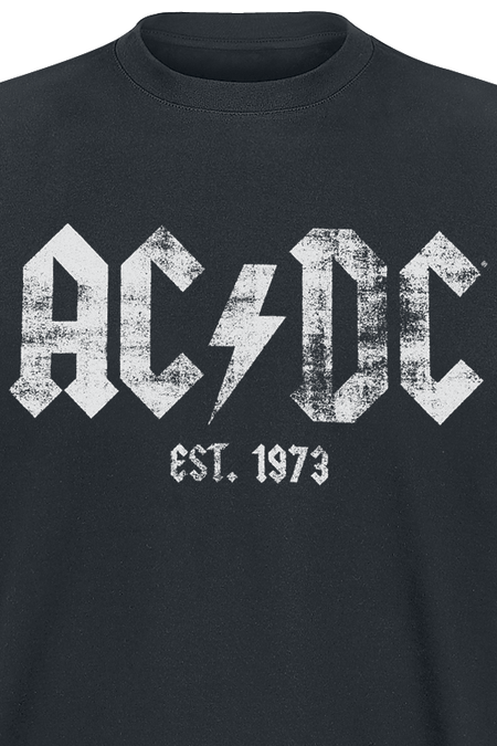 T-Shirt Manches courtes  de AC/DC - Est, 1973 - S à 5XL - pour Unisexe - noir - AC/DC - View 2
