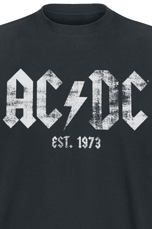T-Shirt Manches courtes  de AC/DC - Est, 1973 - S à 5XL - pour Unisexe - noir - AC/DC - View 2