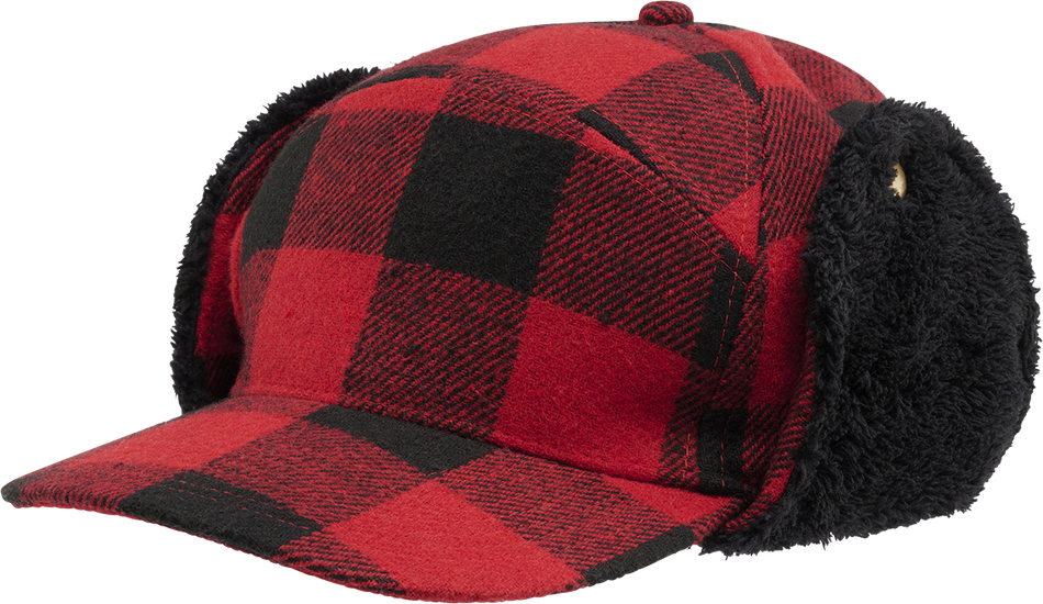 Bonnet  de Brandit - Bûcheron - Casquette d'Hiver - pour Unisexe - noir/rouge - Brandit - View 2