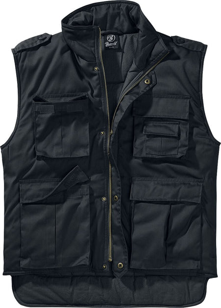 Veste Sans Manches  de Brandit - Veste Ranger - S à 4XL - pour Homme - noir - Brandit