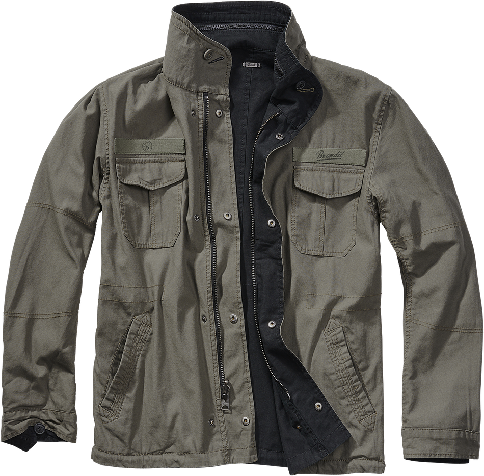 Veste mi-saison  de Brandit - Twister - S à 5XL - pour Homme - noir/olive - Brandit - View 2