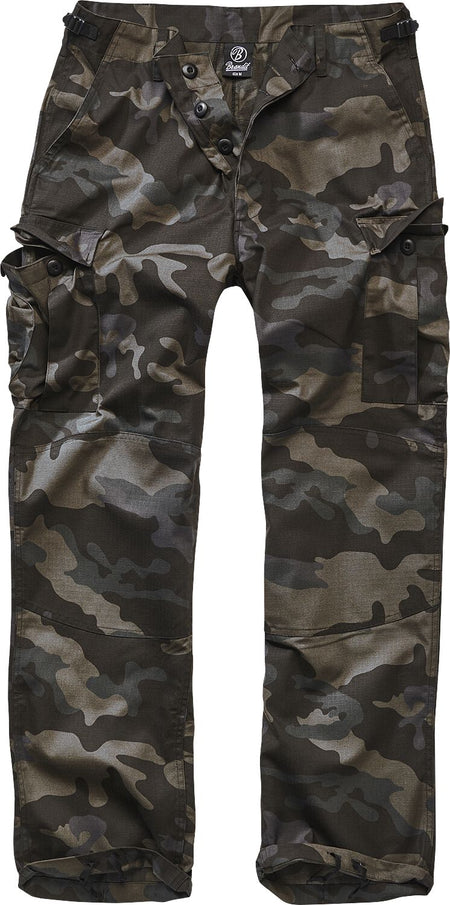 Pantalon Cargo  de Brandit - Pantalon Indéchirable BDU - S à 5XL - pour Homme - camouflage sombre - Brandit
