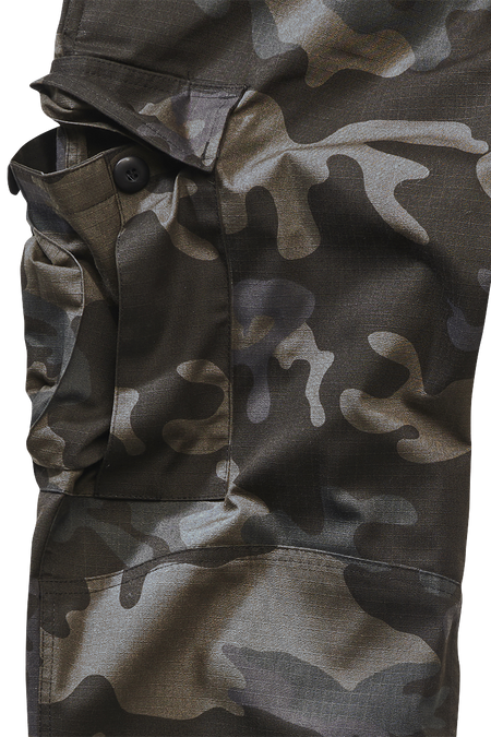 Pantalon Cargo  de Brandit - Pantalon Indéchirable BDU - S à 5XL - pour Homme - camouflage sombre - Brandit - View 2