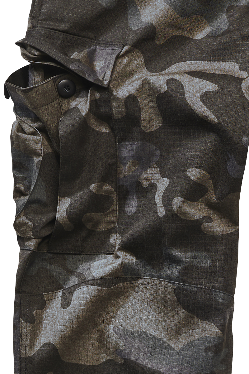 Pantalon Cargo  de Brandit - Pantalon Indéchirable BDU - S à 5XL - pour Homme - camouflage sombre - Brandit - View 2