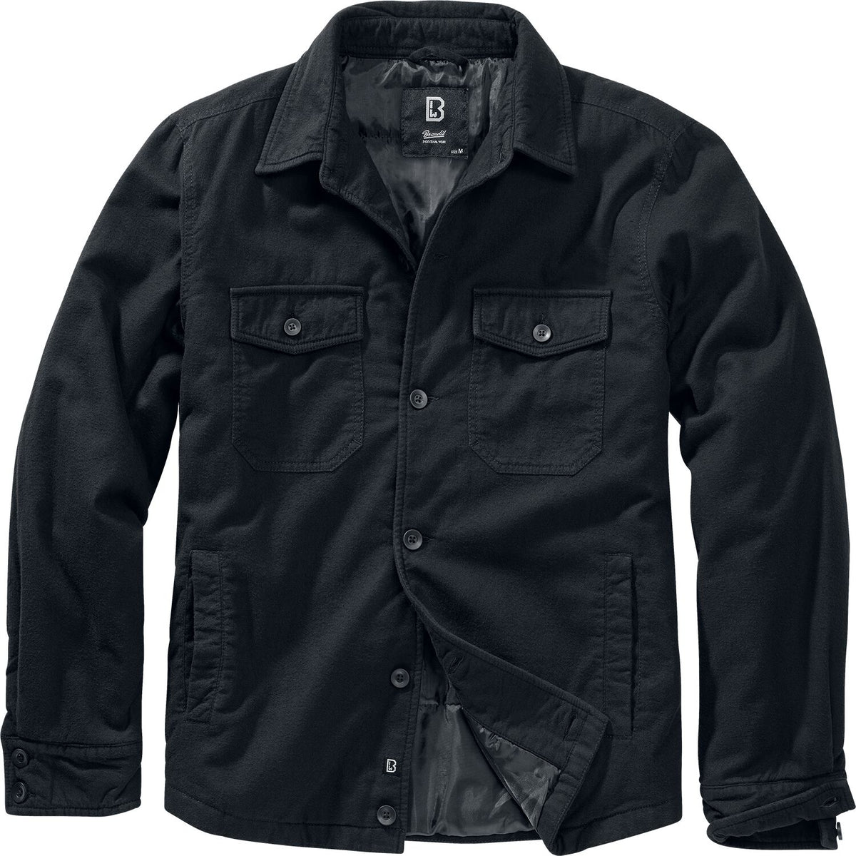 Veste mi-saison  de Brandit - Veste Bûcheron - S à XXL - pour Homme - noir - Brandit