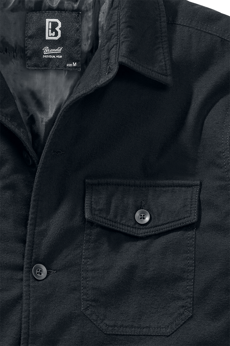 Veste mi-saison  de Brandit - Veste Bûcheron - S à XXL - pour Homme - noir - Brandit - View 2