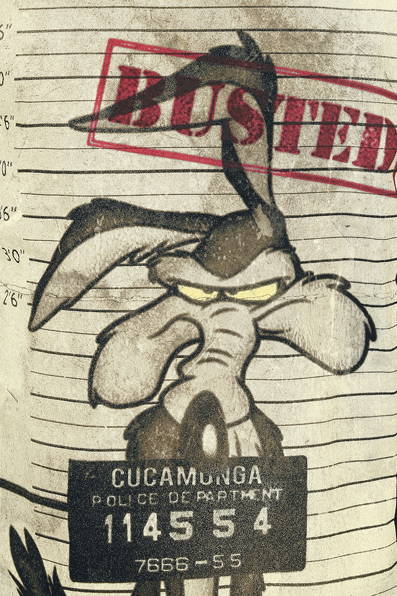 T-Shirt Manches courtes  de Looney Tunes - Coyote - Mugshot - S à 5XL - pour Homme - noir - Looney Tunes - View 2