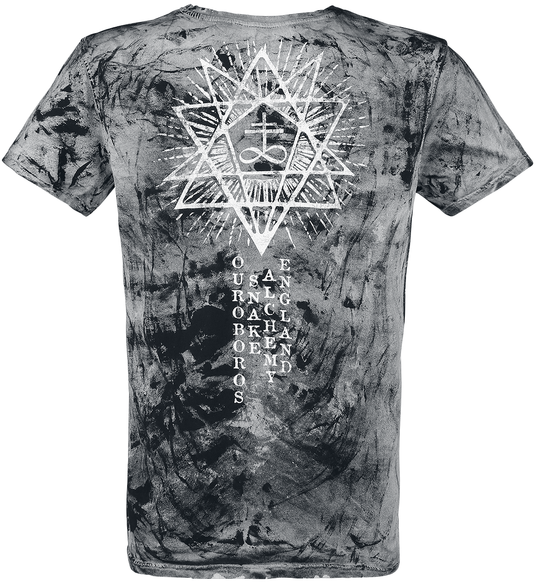 T-Shirt Manches courtes Gothic de Alchemy England - Ouroboros Snake - S à 4XL - pour Homme - noir - Alchemy England - View 2