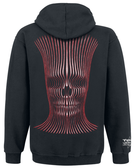 Sweat-shirt zippé à capuche  de Tool - Grid Skull - S à XXL - pour Homme - noir - Tool - View 2