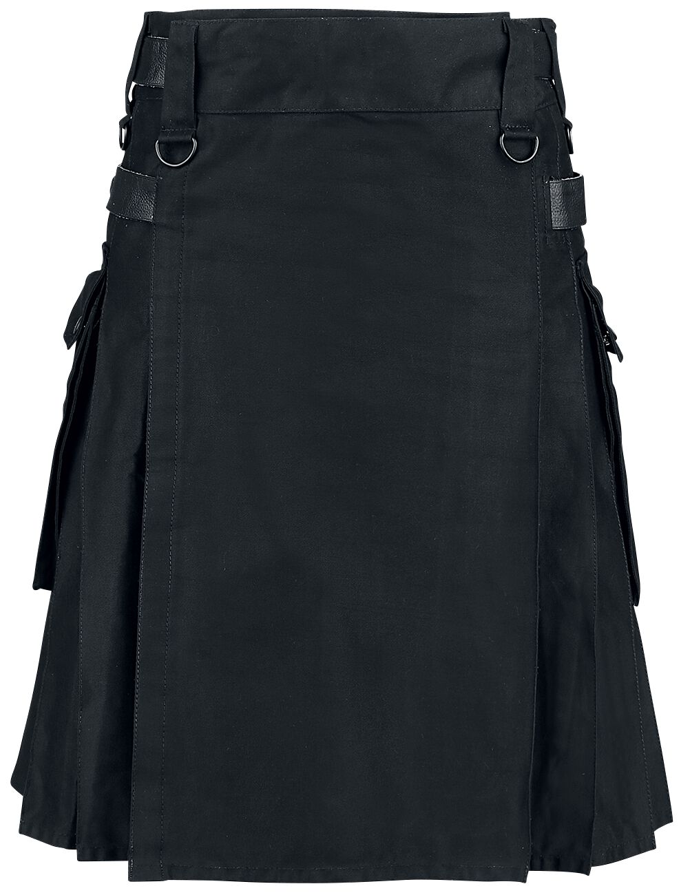 Jupe mi-longue Gothic de Altana Industries - Kilt Noir - S à XXL - pour Homme - noir - Altana Industries