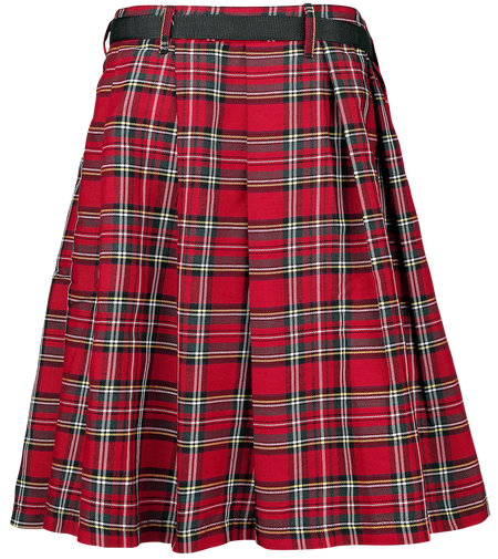 Jupe mi-longue Gothic de Banned Alternative - Kilt Fear Is Over - S à 3XL-4XL - pour Homme - rouge - Banned Alternative - View 2