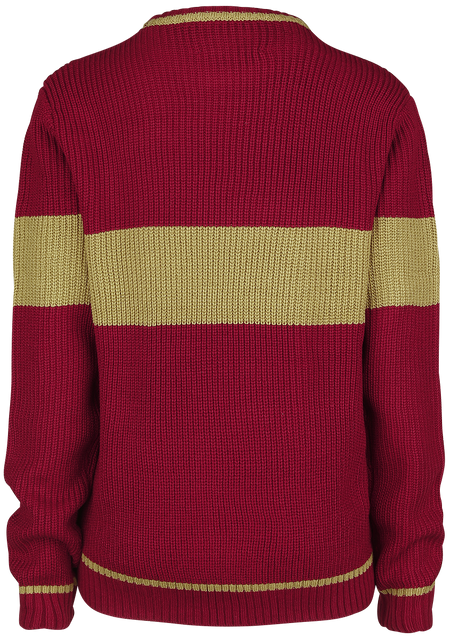 Pull tricoté  de Harry Potter - Gryffondor - Quidditch - S à XL - pour Femme - rouge/jaune - Harry Potter - View 2