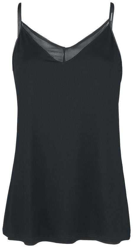 Top  de Outer Vision - Merce - S à XL - pour Femme - noir - Outer Vision