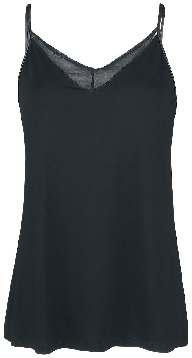 Top  de Outer Vision - Merce - S à XL - pour Femme - noir - Outer Vision