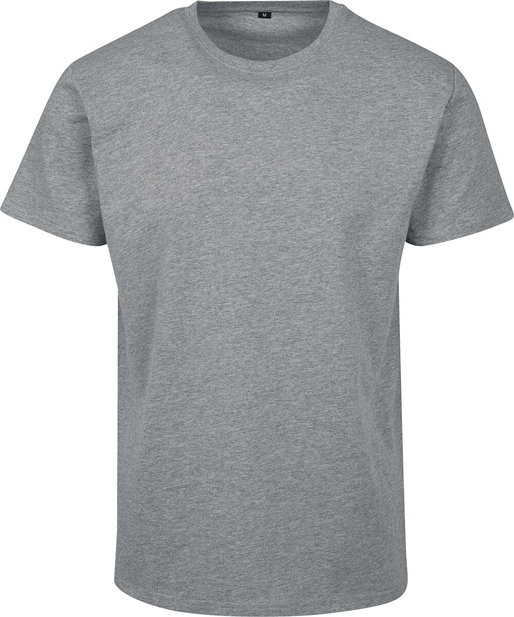 T-Shirt Manches courtes  de Build Your Brand - T-shirt Basic - S à XXL - pour Homme - gris chiné - Build Your Brand