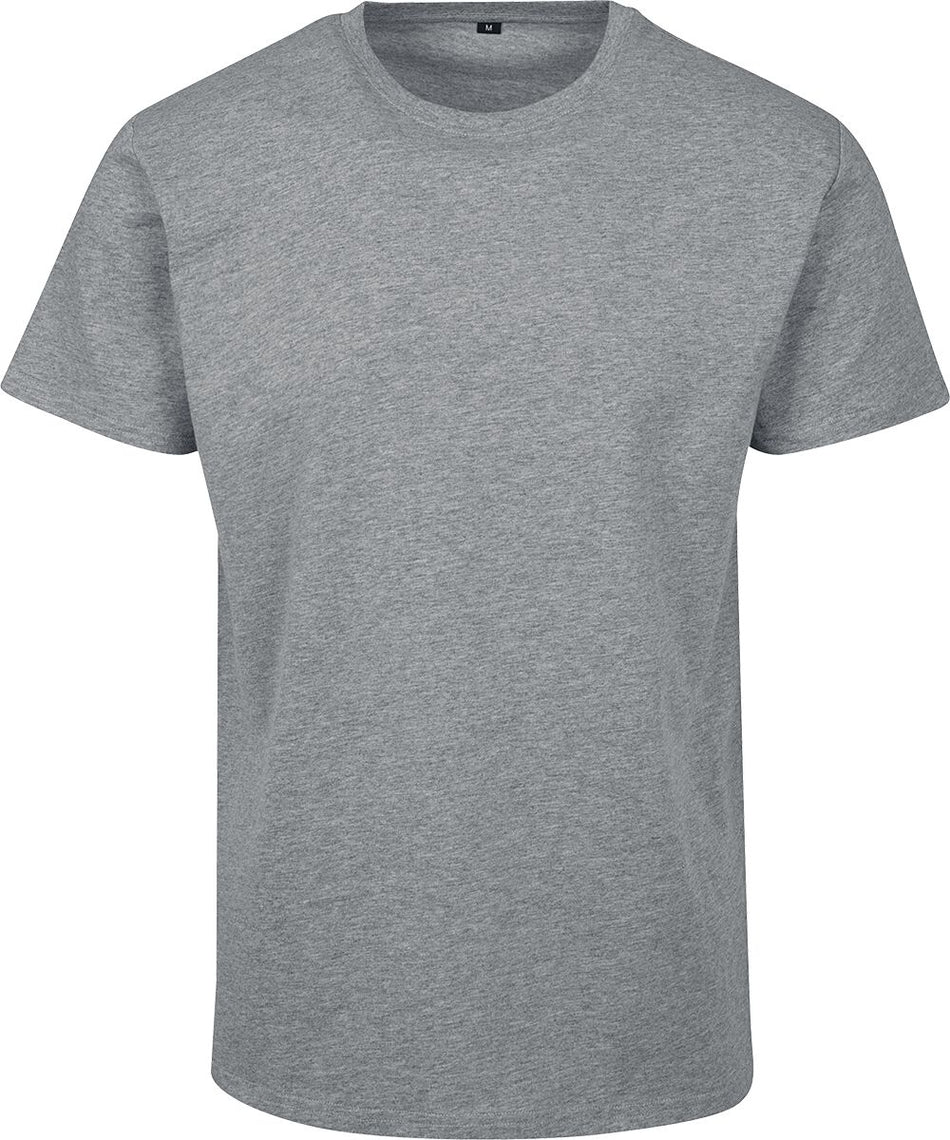 T-Shirt Manches courtes  de Build Your Brand - T-shirt Basic - S à XXL - pour Homme - gris chiné - Build Your Brand