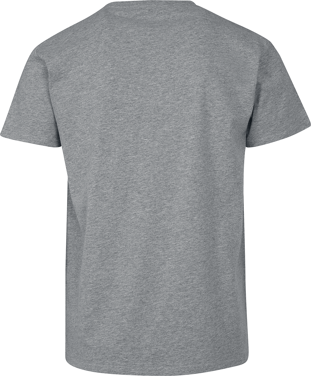 T-Shirt Manches courtes  de Build Your Brand - T-shirt Basic - S à XXL - pour Homme - gris chiné - Build Your Brand - View 2
