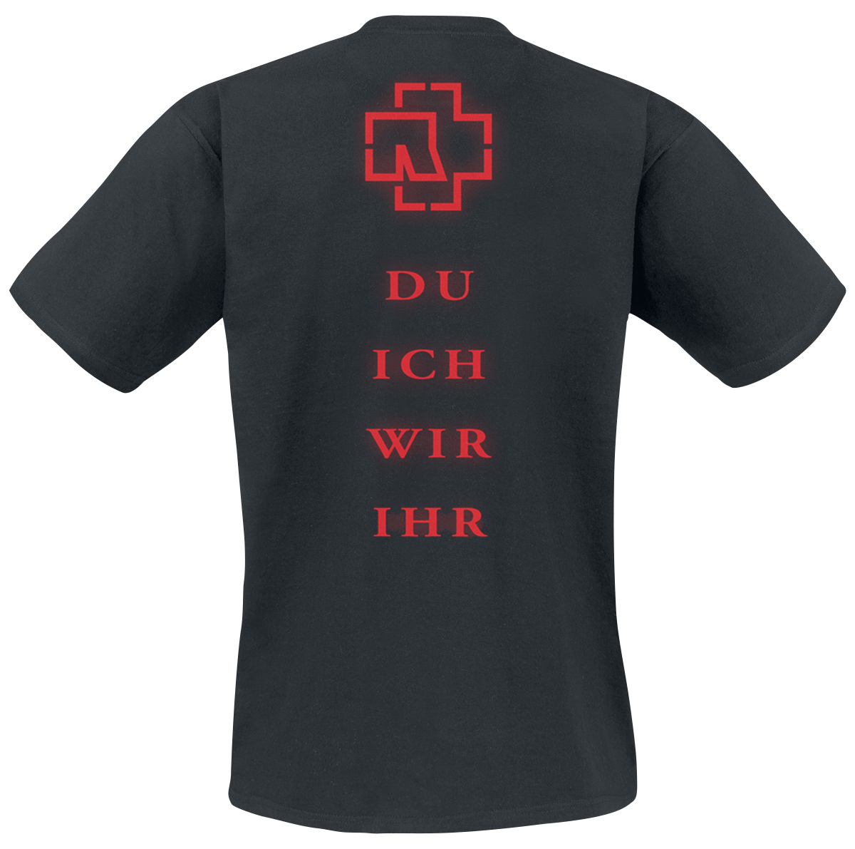 T-Shirt Manches courtes  de Rammstein - Du-Ich-Wir-Ihr - S à 5XL - pour Unisexe - noir - Rammstein - View 2