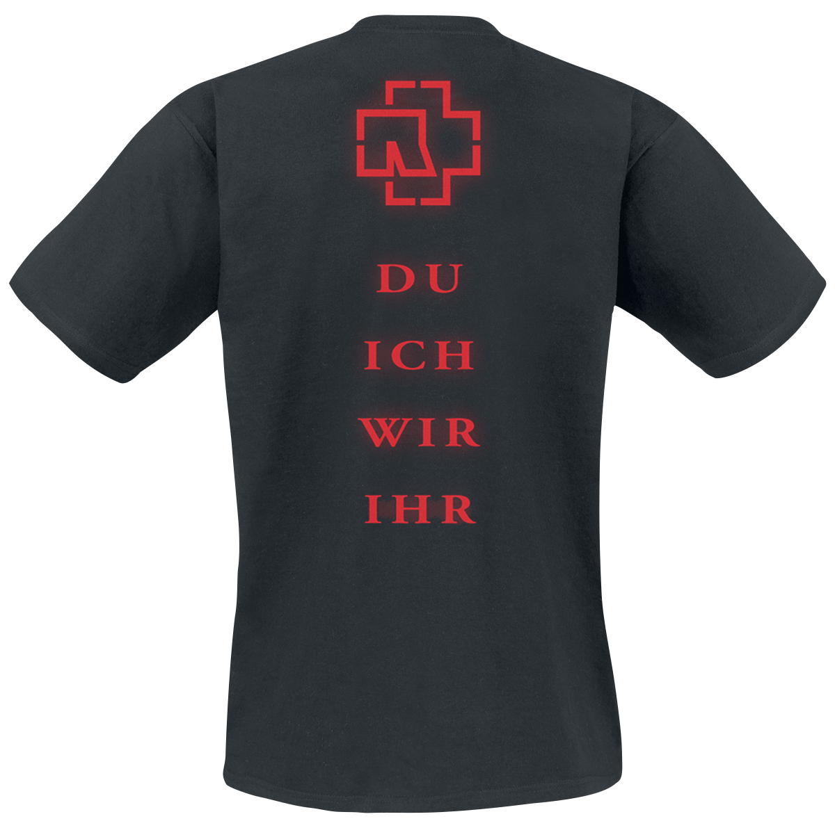 T-Shirt Manches courtes  de Rammstein - Du-Ich-Wir-Ihr - S à 5XL - pour Homme - noir - Rammstein - View 2