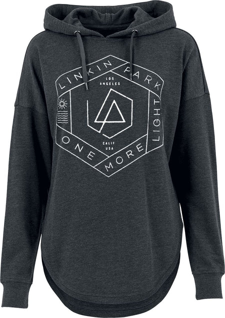 Sweat-shirt à capuche  de Linkin Park - One More Light - S à L - pour Femme - anthracite chiné - Linkin Park