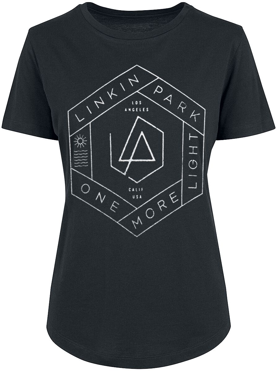 T-Shirt Manches courtes  de Linkin Park - One More Light - S à M - pour Femme - noir - Linkin Park