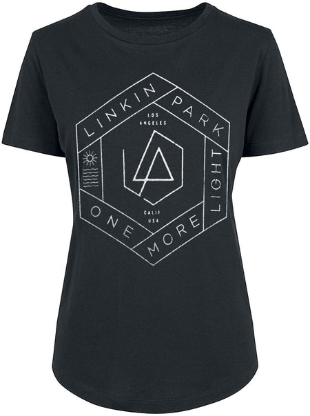 T-Shirt Manches courtes  de Linkin Park - One More Light - S à M - pour Femme - noir - Linkin Park