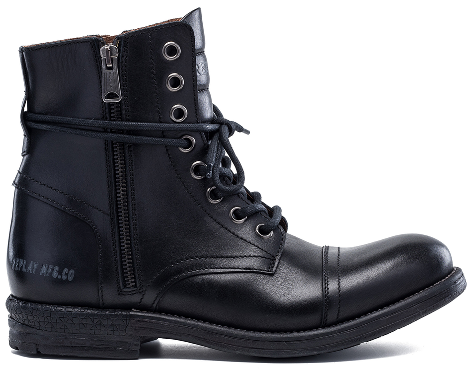 Bottes Rockabilly de Replay Footwear - Phim - EU41 à EU46 - pour Homme - noir - Replay Footwear - View 2
