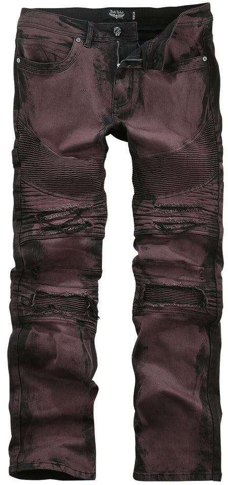 Jean  de Rock Rebel by EMP - Pete - W30L32 à W34L34 - pour Homme - rouge - Rock Rebel by EMP