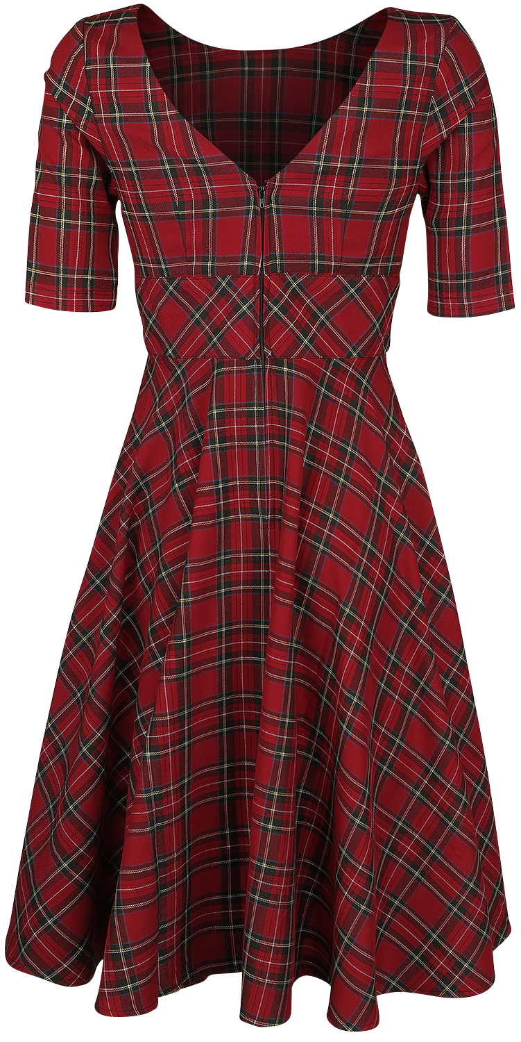Robe mi-longue  de Hell Bunny - Robe Années 50 Irvine - XS à 4XL - pour Femme - rouge - hell bunny - View 2