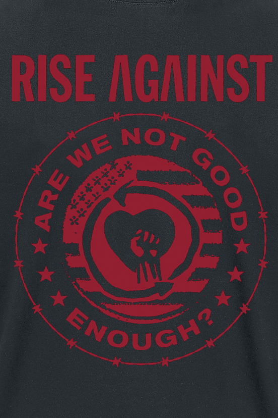 T-Shirt Manches courtes  de Rise Against - Good Enough - M à XXL - pour Homme - noir - Rise Against - View 2