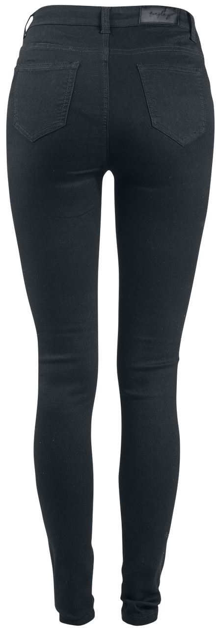 Jean  de Forplay - Super Stretch Skinny - W26L32 à W31L34 - pour Femme - noir - Forplay - View 2
